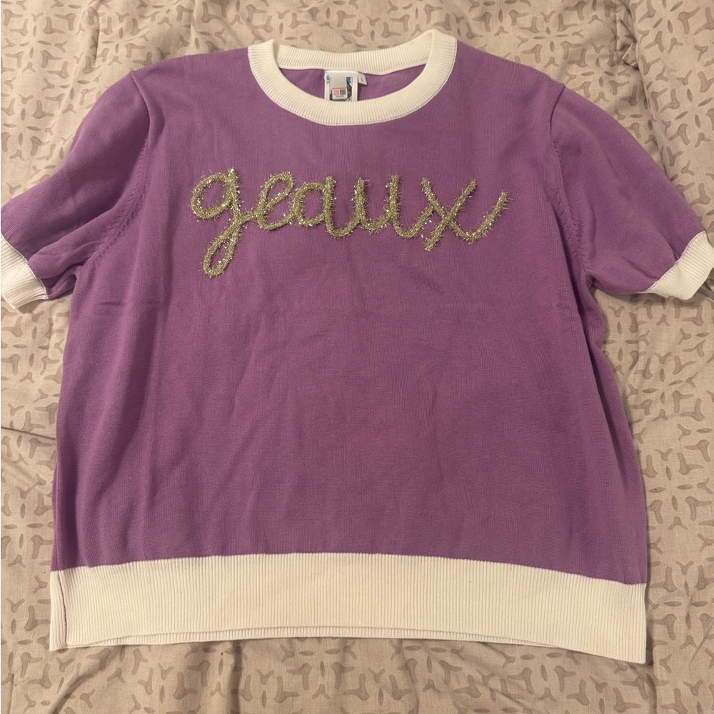 Queen of Sparkles Geaux sweater